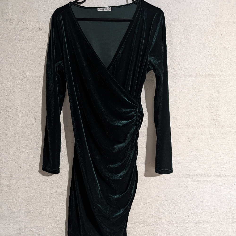 Elegant Black Velvet Dress